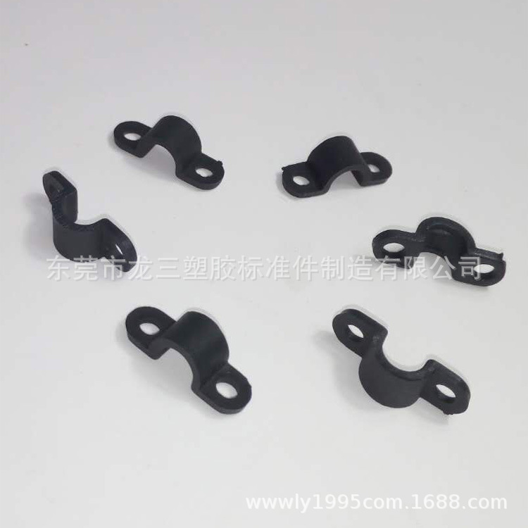 加高弧形压线板 桥型一字压线扣可压5-6mm线材 龙三塑胶厂供应