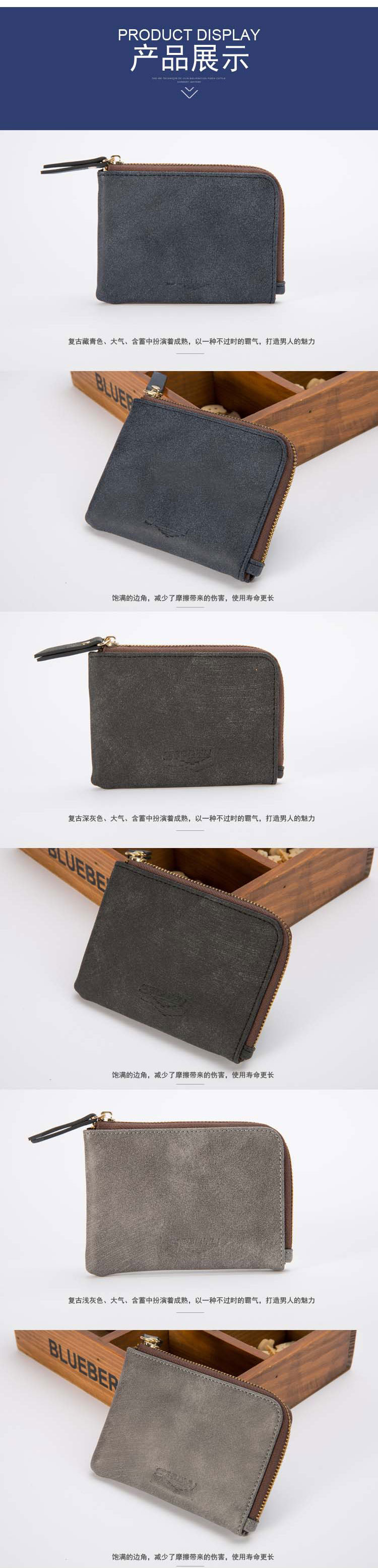 Business, Travel Occasion Pu Leather Material Solid Color Pattern Pu Leather Zipper Coin Purse Small Wallet Multi-function Coin Bag Earphone Bag