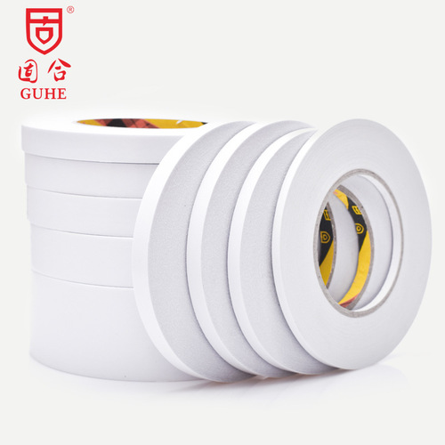 Strong sticky cotton paper double-sided tape wholesale office stationery handmade double-sided tape hand-tearable thin high-stick cotton paper double-sided tape