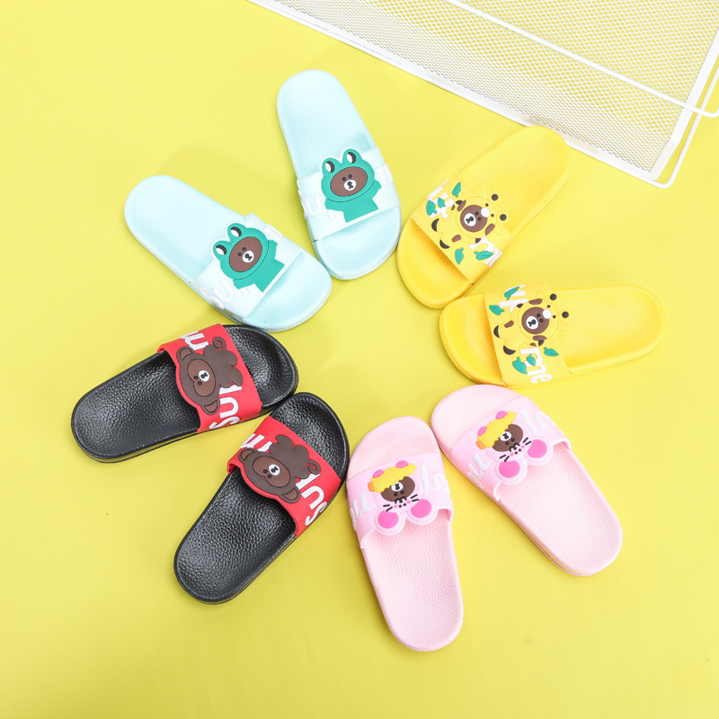 animal childrens flip flops