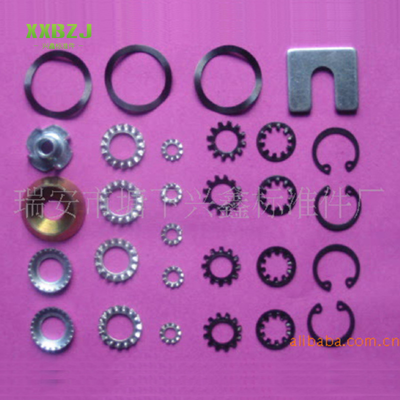 供应内外齿垫圈卡簧 垫波形及各种非标冲压件 机械工业用紧固件