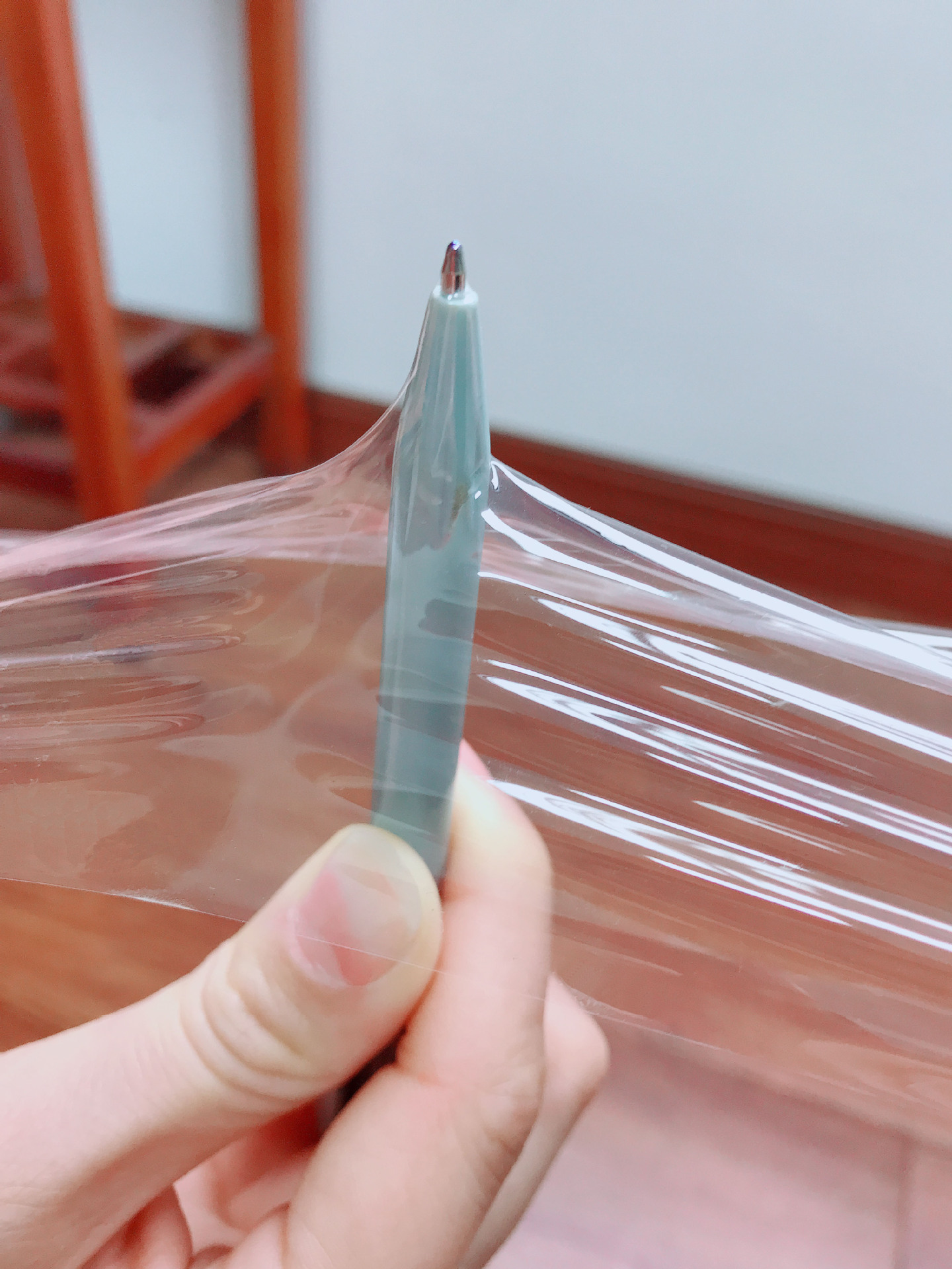 Película de bobinado pequeño Película de alambre de 5cm Película de injerto Película de estiramiento industrial Película de PE Película de bobinado de rollo pequeño Película de estiramiento de membrana