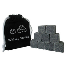 批发冰酒石火山岩石块 石子大理石冰块 logo