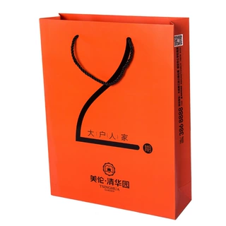 厂家定制特种纸广告促销手提袋 服装购物包装纸袋 围巾收纳礼品袋