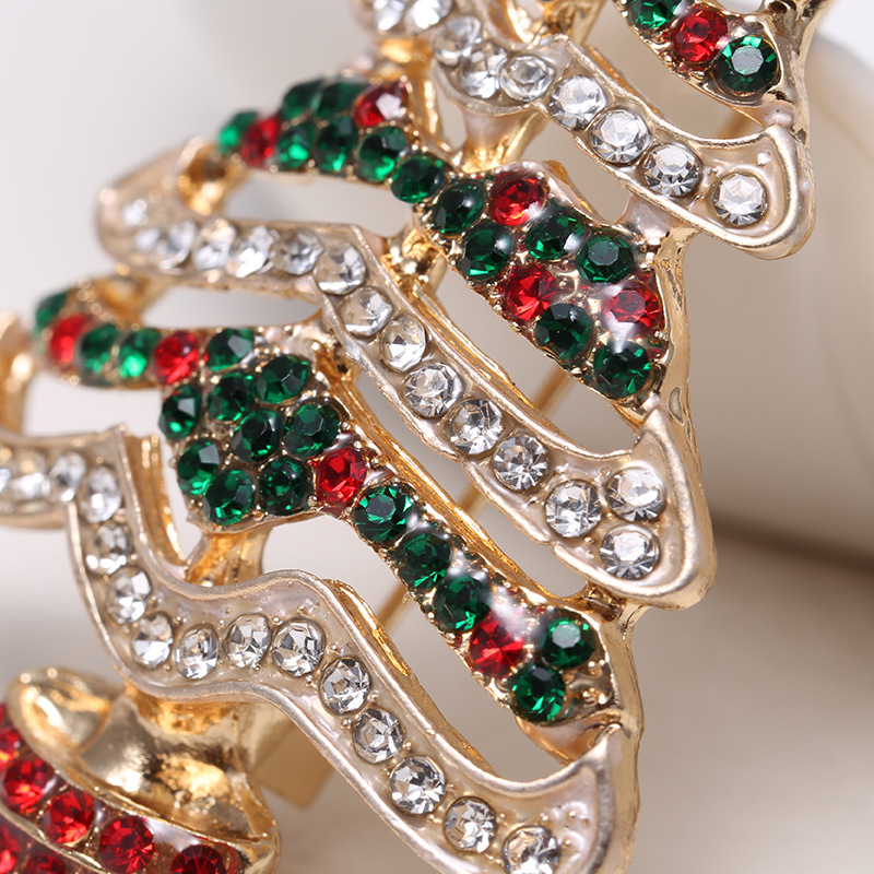 30g Weight Brooches Classification Daily Occasion Alloy Material Christmas Festival Human Pattern Women'S Gender Water Drop Design Fashion Style Fashion Pin Human Alloy Water Drop Women'S Brooches 5