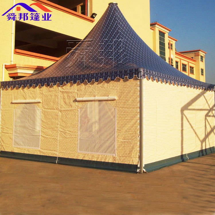 户外活动大型欧式车展景点婚礼影楼展销尖顶帐篷欧式篷房锥顶帐篷