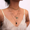 Three dimensional accessory, necklace, European style, simple and elegant design, with gem