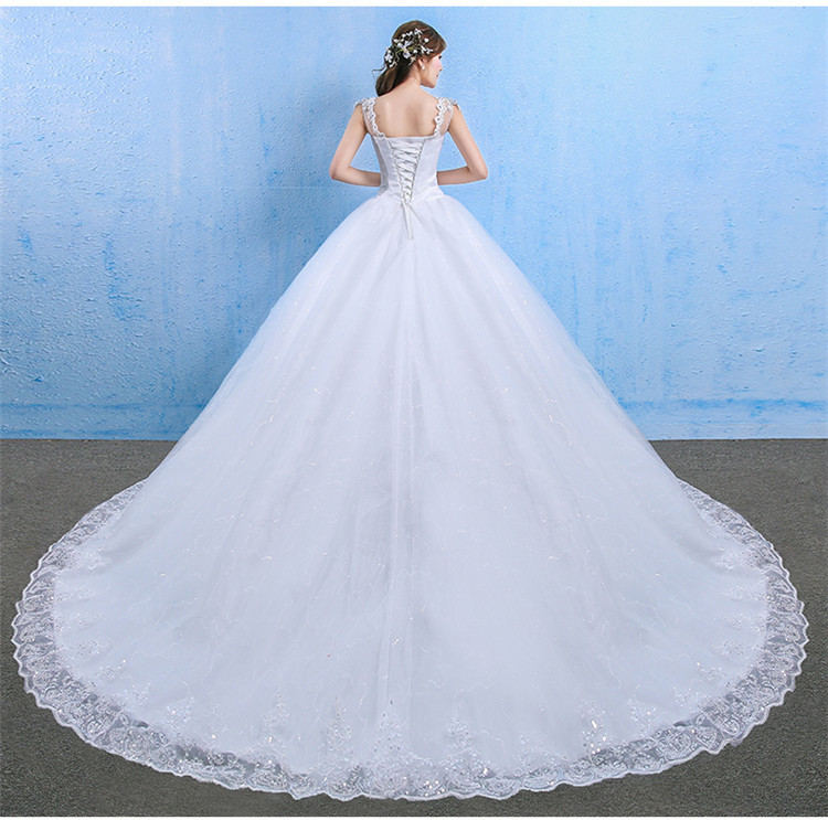 Robe de mariée en Filet souple Robe Dentelle - Ref 3441789 Image 17