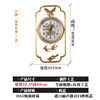 Fashionable copper square wall pocket watch, Chinese style