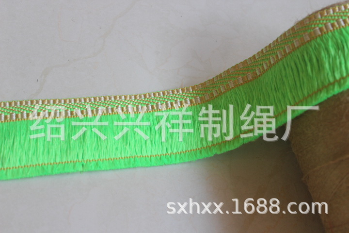 厂家直销弹力丝染色花边  流苏,