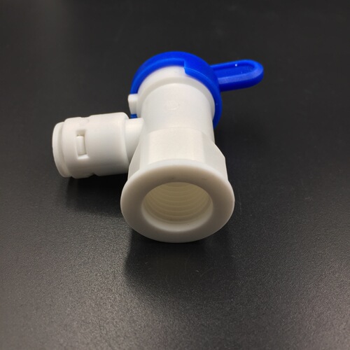 Water purifier pressure barrel 2-point ball valve switch valve Yixing new product quick connector pressure barrel switch