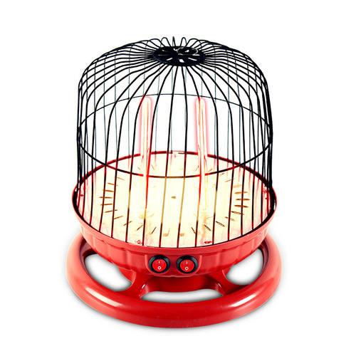Gift wholesale household birdcage heater mahjong tabletop stove 2-speed temperature adjustment high-power electric heating fan appliance