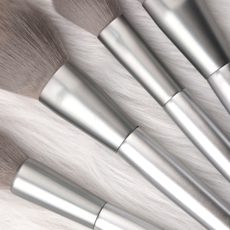 银色10支银雪化妆刷月光套装软毛腮红刷眼影刷美妆工具化妆刷沧州