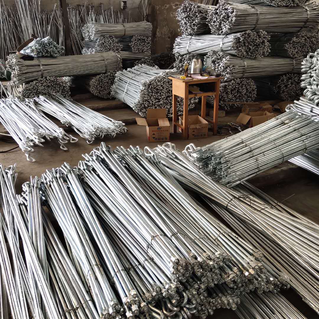 现货批发镀锌拉线棒 16*1.5米地锚拉杆 地线棒 16*1.2米 16*1500