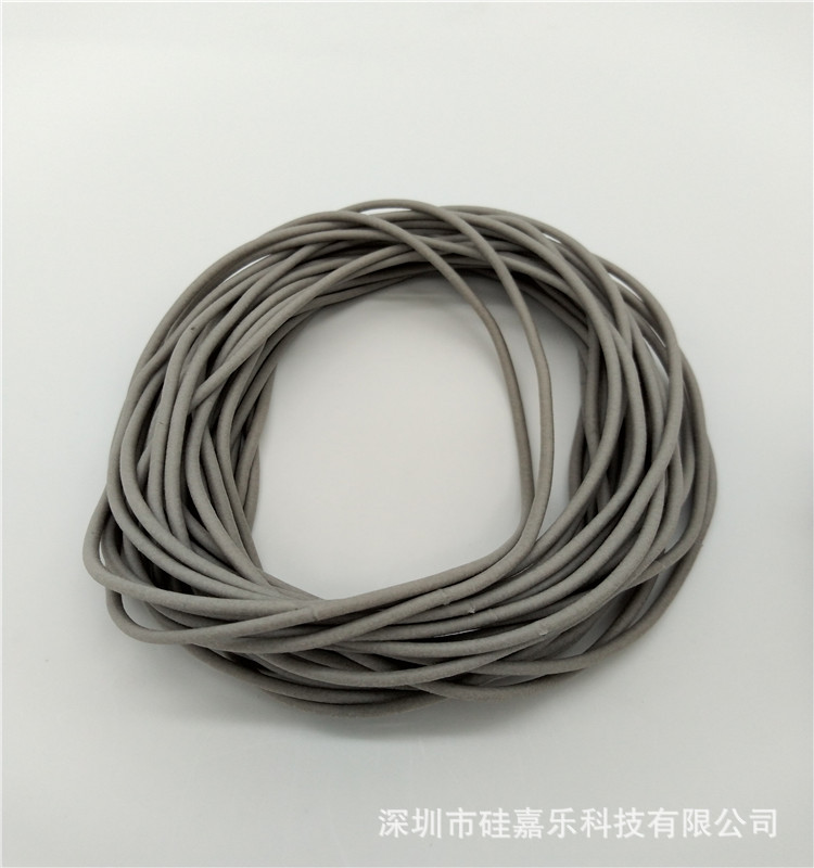 发泡硅胶条灰黑色硅胶发泡圈粘接发泡密封圈热粘发泡条