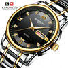 Waterproof swiss watch, men's watch, steel belt, calendar, fashionable quartz watches, wholesale