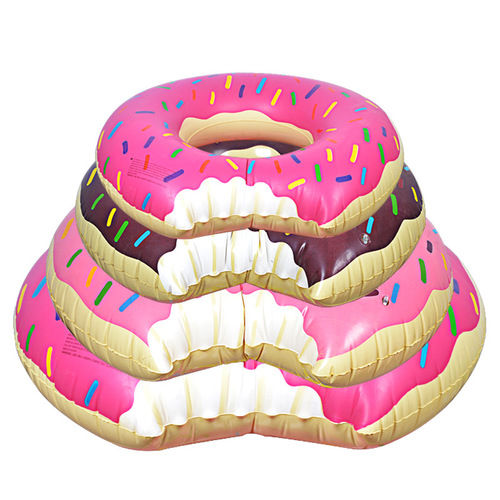 Donut swimming ring, extra large 120CM extra thick inflatable lifebuoy seat