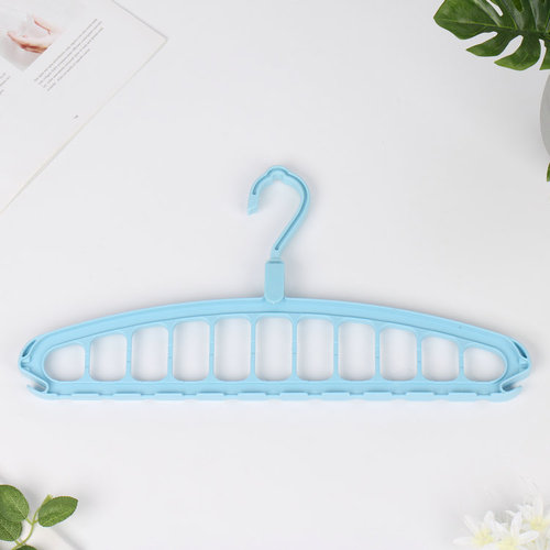 11-hole rotating magic underwear rack, multi-functional children's folding multi-hole hanger, indoor wardrobe drying clothes rack
