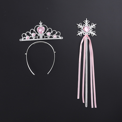 Princess Crown Magic Wand, Braids, Gloves, Flippers, Paper Box