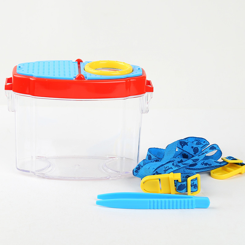 华衡20167B筒式儿童学生小动物观察器4.5倍亚克力玩具昆虫放大镜