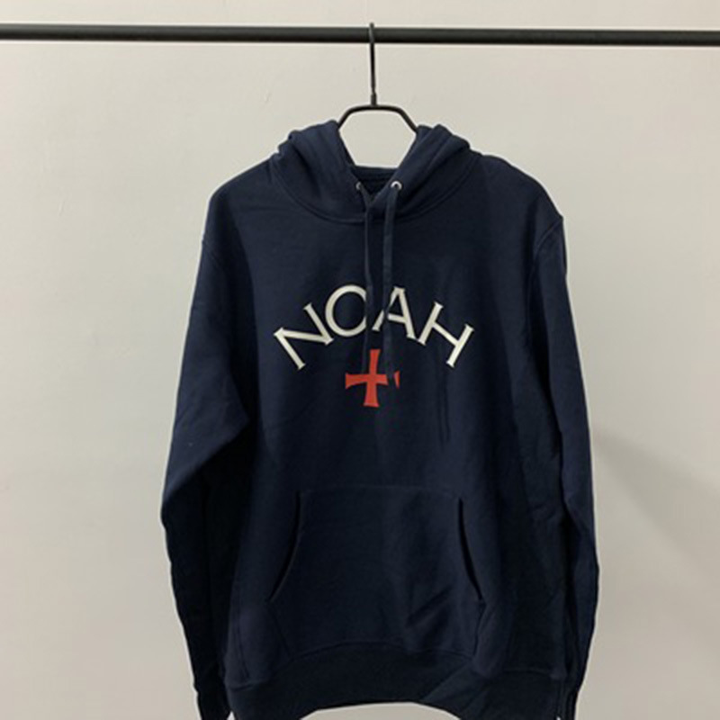 The first generation of the tide of the expeditionary army cross NOAH rose print casual pullover hooded casual sweater for men and women