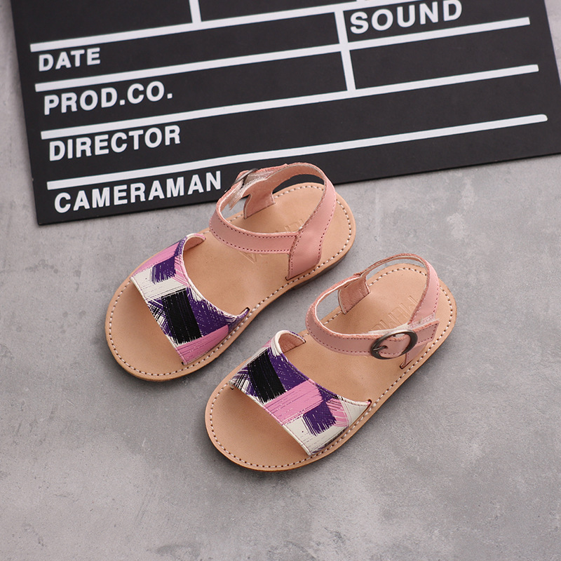 Girls Sandals 2023 Children's Korean San...