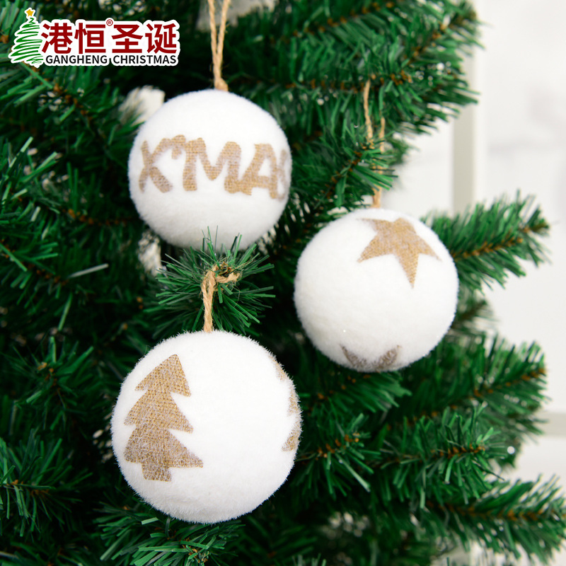 Bola de Navidad de espuma blanca de 8 cm, bola de decoración para árbol de Navidad, adorno colgante para ventana, suministros de decoración