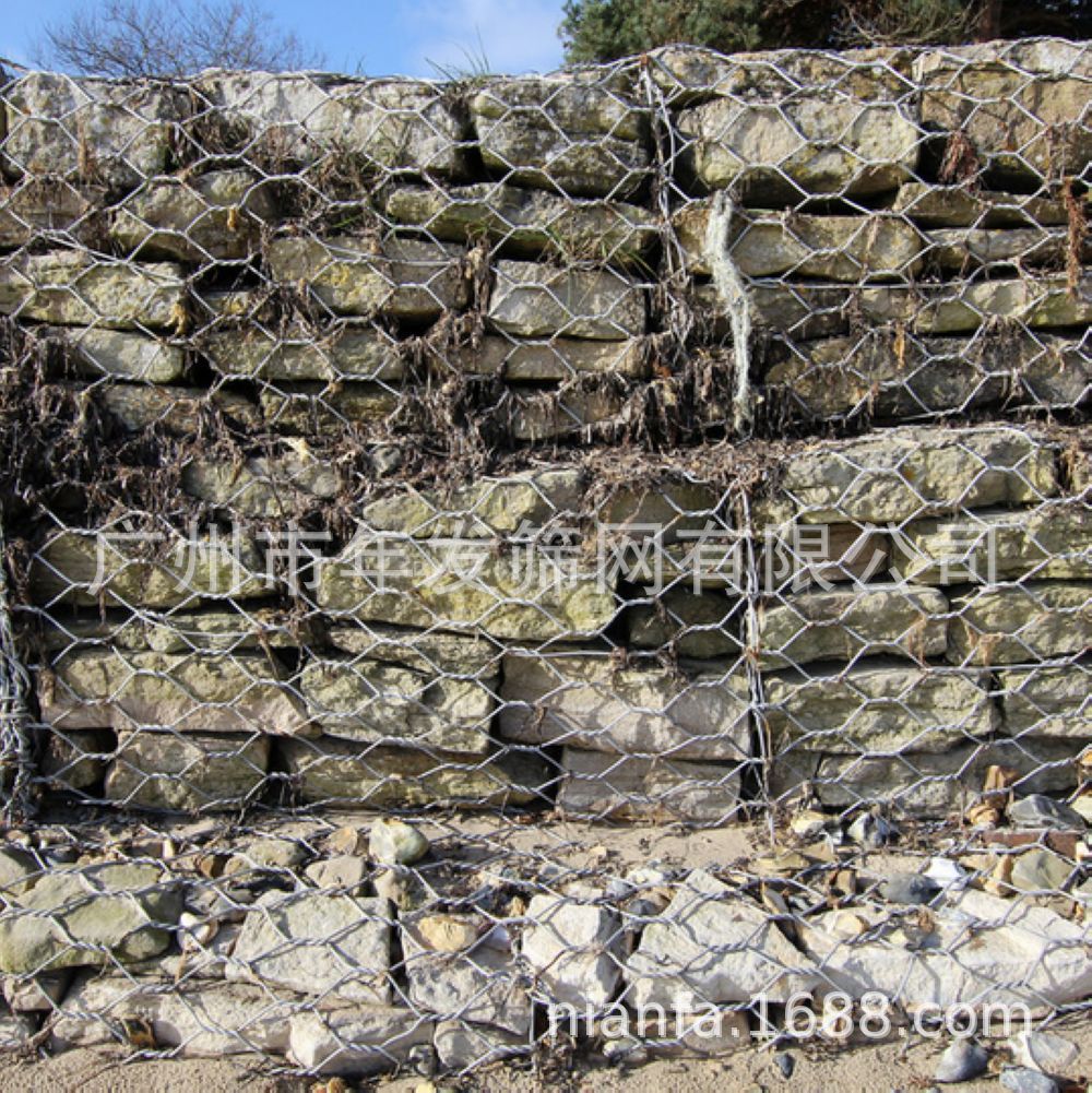 水利工程石笼网 六角网铁丝笼厂家 河道治理格宾网