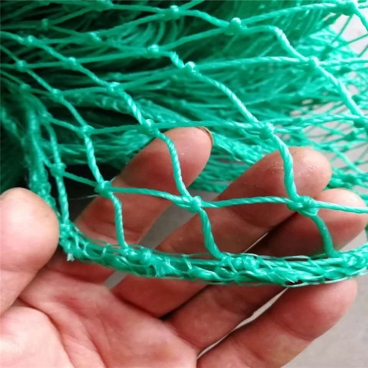 厂家生产聚乙烯有结网建筑  防护吊货有结网防护隔离