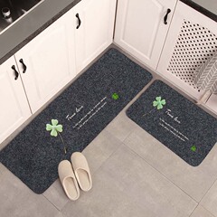 一件代發夜光廚房地墊防水防滑地板吸油創意ins卡通吸水腳墊