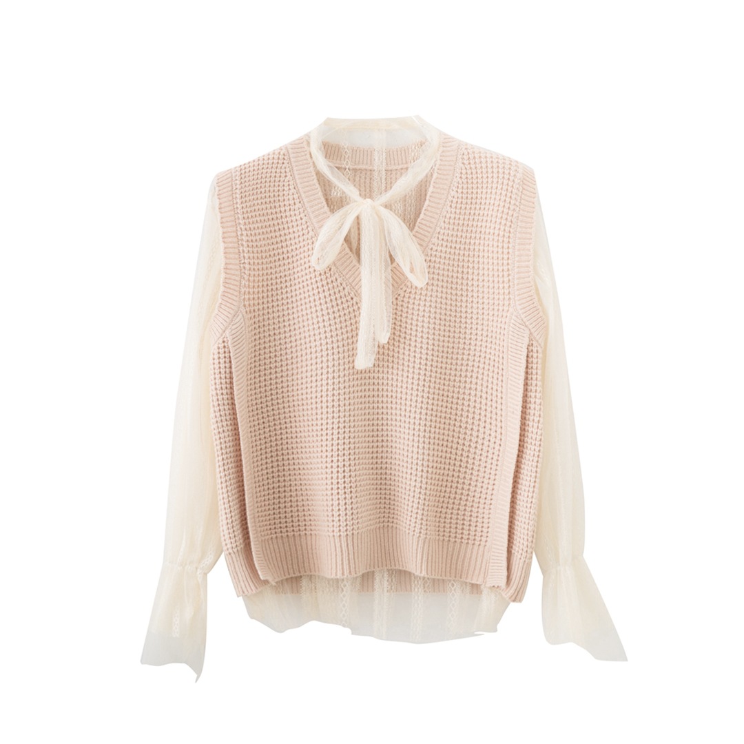 Gilet femme en Mouton cachemire - Ref 3316542 Image 5