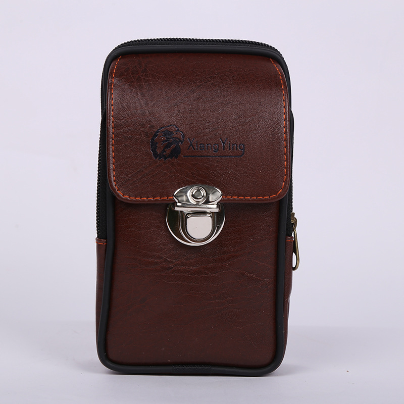 버클 수직 다크 브라운