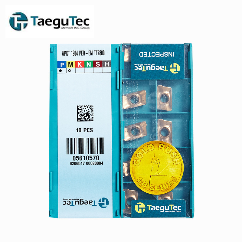 韩国特固克 Taegutec数控刀片 APKT 1204 PER-EM TT7800 铣削现货