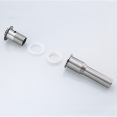 Stainless steel flip-up splash-proof sump sink for bathroom cabinet