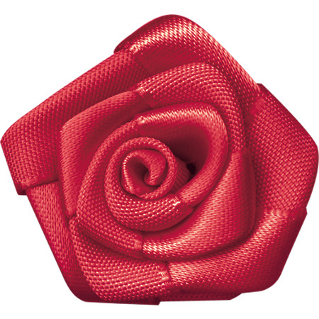 Yao Ming 2,7 cm cinta Rosa pequeña flor tocado horquilla accesorios decorativos hechos a mano DIY cinta Rosa pequeña flor