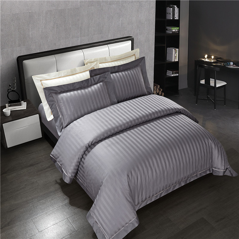 120 Albert cotton four-piece bedding European-style simple satin factory outlet 120 Albert cotton four-piece bedding European-style simple satin factory outlet