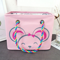 卡通浴兜包女可愛手提浴筐韓國沐浴籃可愛便攜洗澡洗漱用品收納包