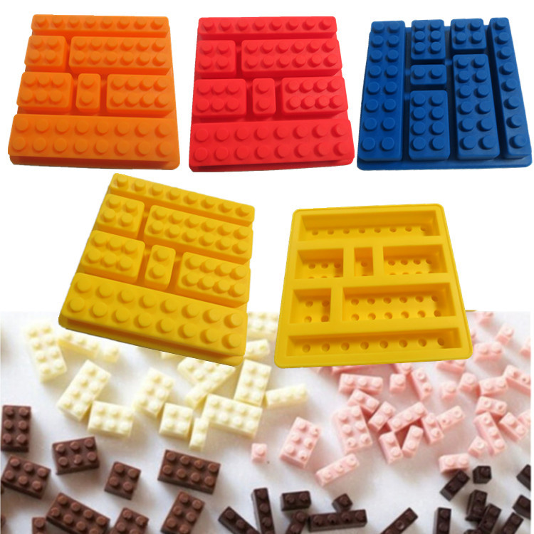 乐高积木款硅胶冰格制冰盒创意冰格巧克力模具制冰模厂家现模现货