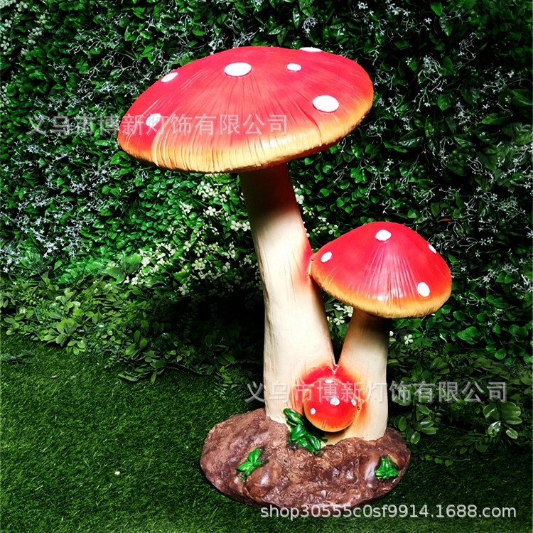 Cross-border supply LED mushroom lighting fixtures, outdoor waterproof creative animal-shaped lights, landscape courtyard park ornaments detail image 12