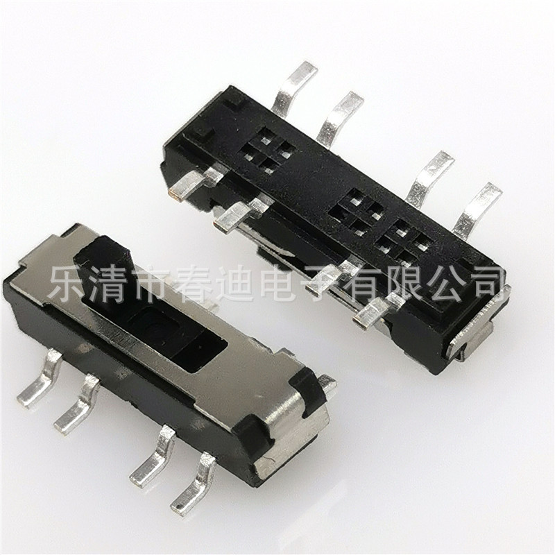 MSS23D19G2T 微动开关 迷你拨动开关 8脚立式 拨动开关