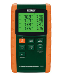 EXTECH美国华仪 TM500 12通道数据记录温度计