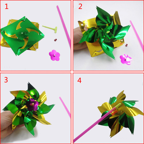 Windmill children's small toy kindergarten small gift festival small gift wholesaler field sales QR code scanning factory wholesale