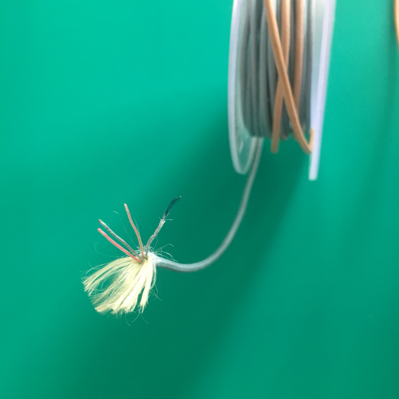 供应1.1mm八芯双层凯夫拉编织可视线尼龙编织单色4芯可视钓鱼线