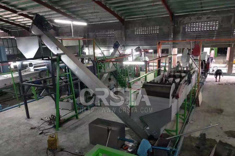 塑料再生機械流水線