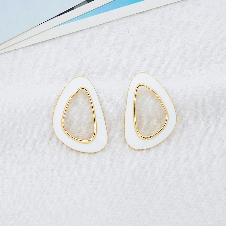 Korean New Fashion Earrings Simple Girl Heart Ear Jewelry Bohemian Earrings display picture 5