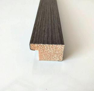 Solid wood picture frame strip coated line L-shaped decorative picture frame strip home environmental protection pine decorative wood strip wholesale