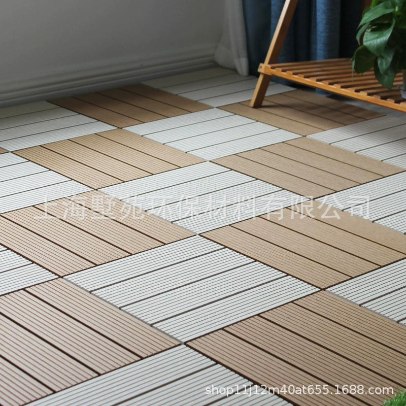 Открытый Деревянный Пластиковый деревянный пластиковый пол сад балкон терраса водонепроницаемый антикоррозийный DIY шить деревянный пол