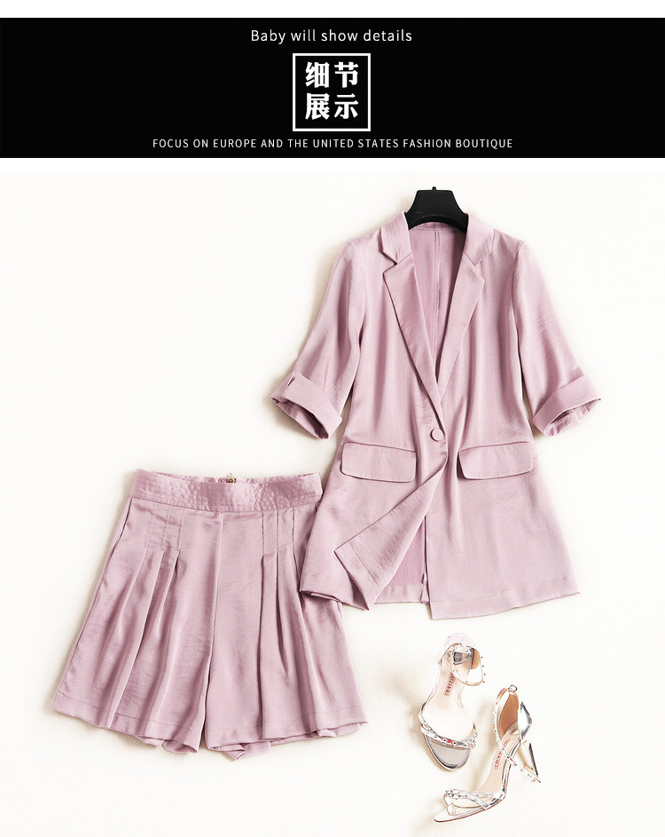 Costume femme SPLIT en Satin - Ref 3335047 Image 14