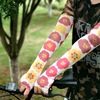 Summer silk street sleeves, gloves, Korean style, sun protection