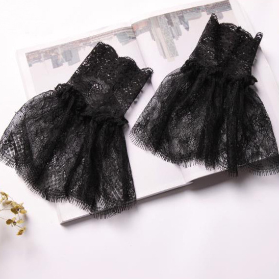 Wholesale Eyelash Lace Fake Sleeve Sweater Coat Decorative Fake Cuffs Korean Versatile Sleeve Gloves Shirt Sleeve Wholesale Eyelash Lace Fake Sleeve Sweater Coat Decorative Fake Cuffs Korean Versatile Sleeve Gloves Shirt Sleeve
